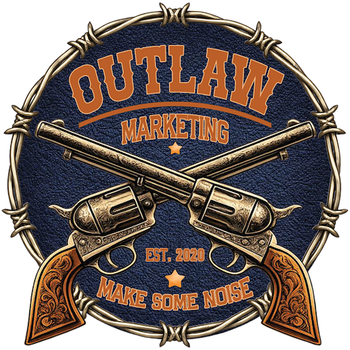 Outlaw Marketing logo.